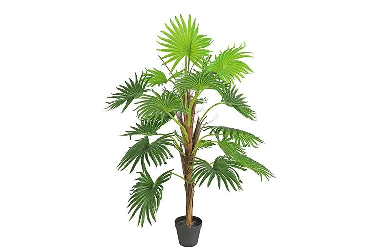 Kunstpflanze Washingtonia S grün-L50B50H120CM