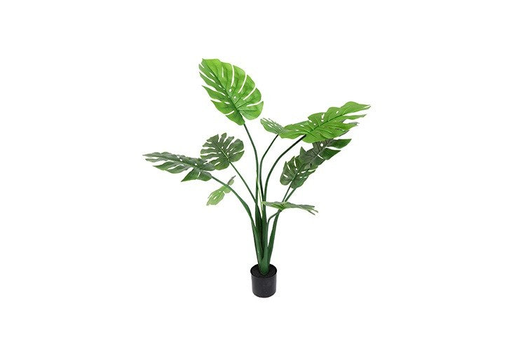 Kunstpflanze Monstera M grün-L80B80H120CM