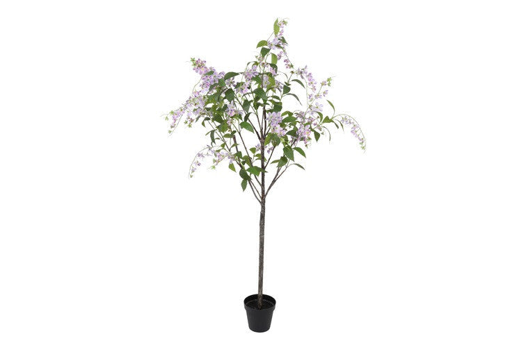 Kunstpflanze auf Stamm Wisteria L lila-L220B130H120CM