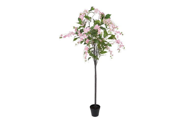 Kunstpflanze am Stamm Wisteria L rosa-L220B130H120CM