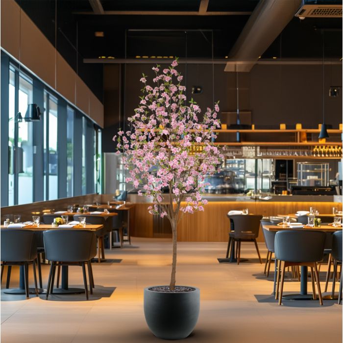 Bloesem Kunstboom 260cm roze - afbeelding 2