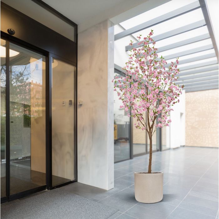 Bloesem Kunstboom 260cm roze - afbeelding 3