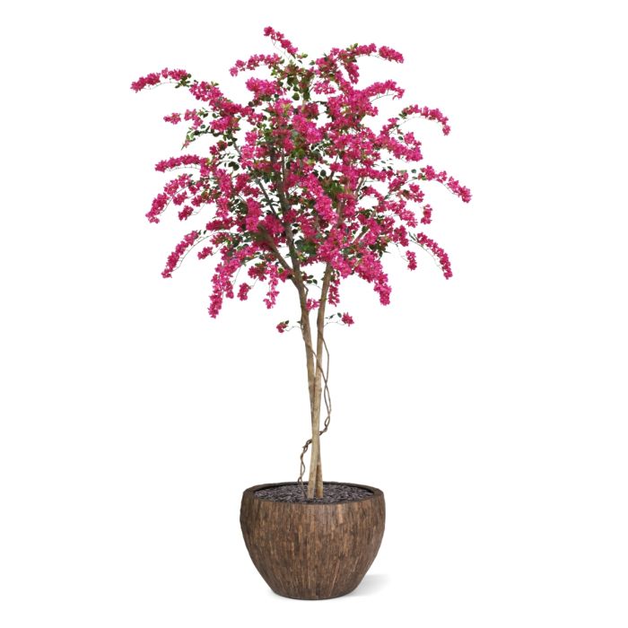 Bougainvillea Kunstboom Deluxe 300cm Cerise - afbeelding 8