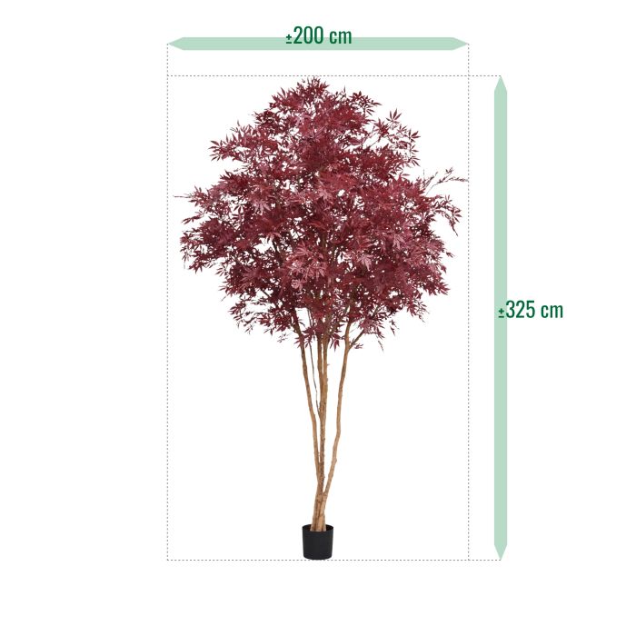 Japanse Acer Kunstboom Deluxe 325cm Burgundy - NOVA LIGNUM