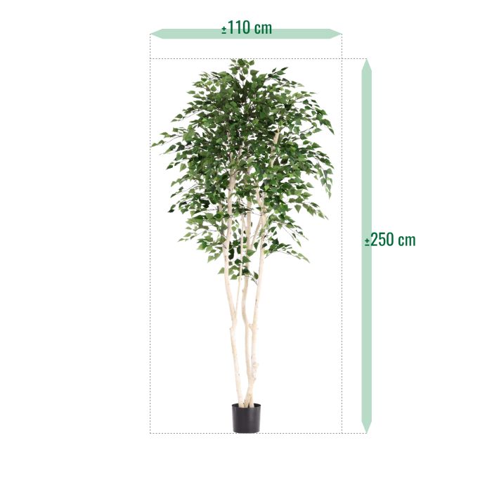Kunst Berkenboom 250cm Deluxe - NOVA LIGNUM