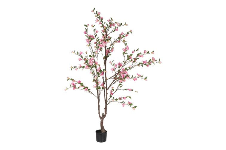 Kunstpflanze Magnolie XL rosa-L85B65H200CM