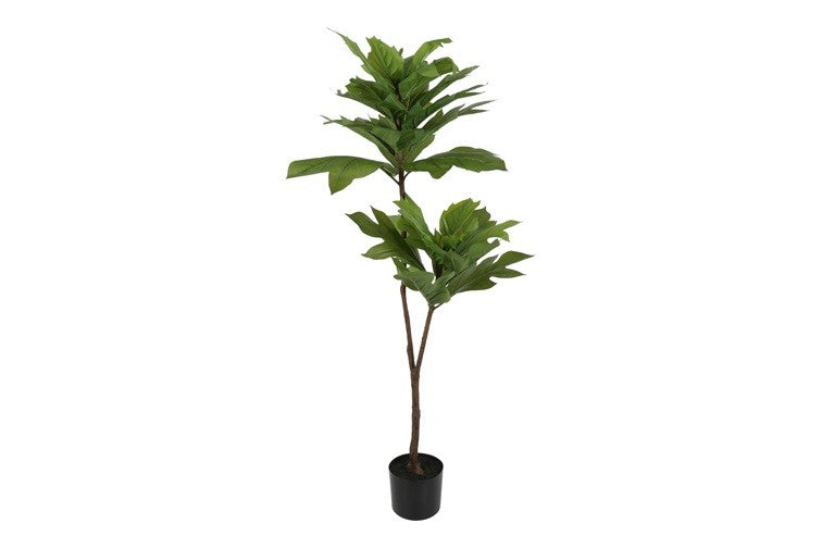 Kunstplant Artocarpus real touch L groen-L68B58H137CM