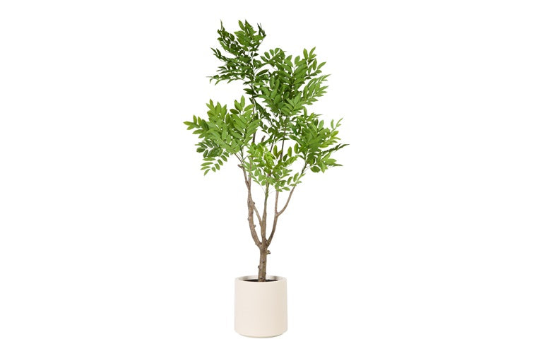 Kunstpflanze Rhus L grün-L105B90H185CM