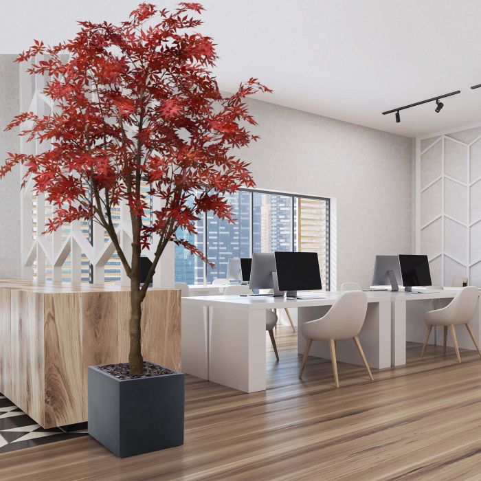 Acer kunstboom 280cm - burgundy - afbeelding 7
