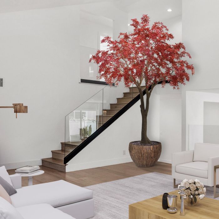 Acer kunstboom XL burgundy 300cm - afbeelding 10
