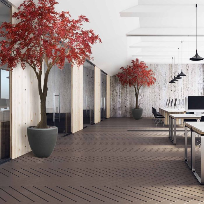 Acer kunstboom XL burgundy 300cm - afbeelding 2