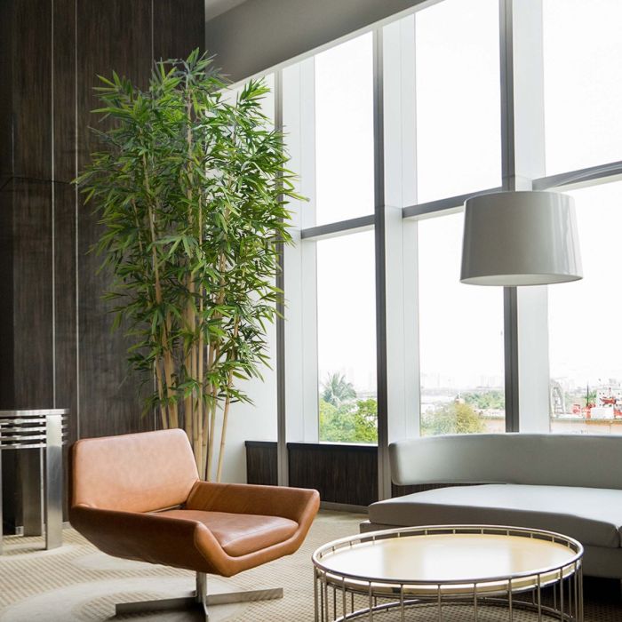 Bamboe deluxe kunstboom op plaat 400cm - NOVA LIGNUM