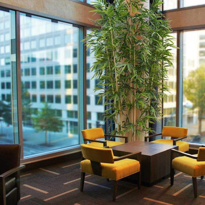 Bamboe deluxe kunstboom op plaat 400cm - NOVA LIGNUM