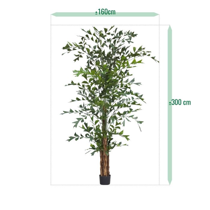 Fishtail Kunstpalm Deluxe XXL 300cm - NOVA LIGNUM