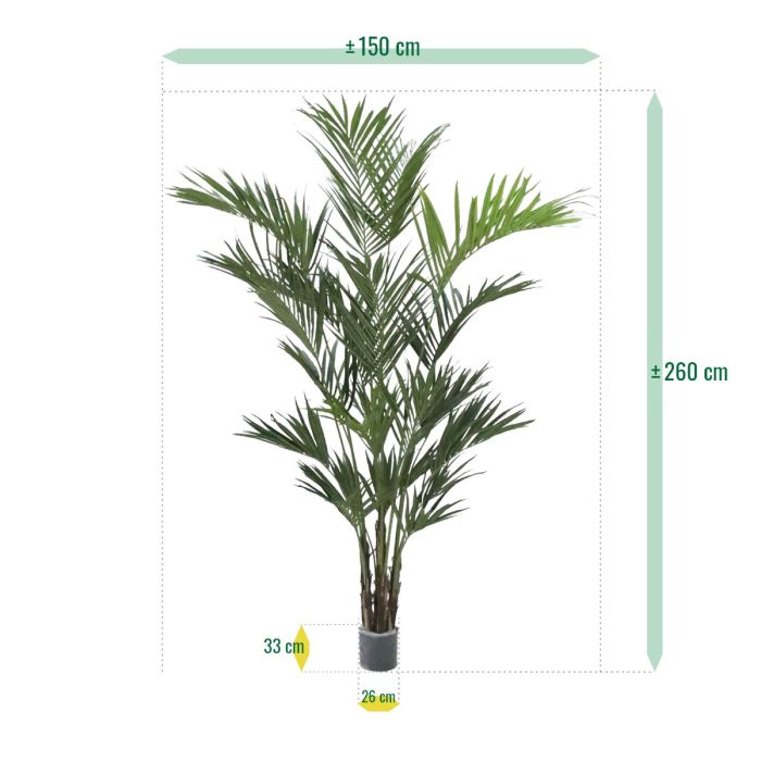Kentia deluxe kunstpalm XL 260cm - NOVA LIGNUM