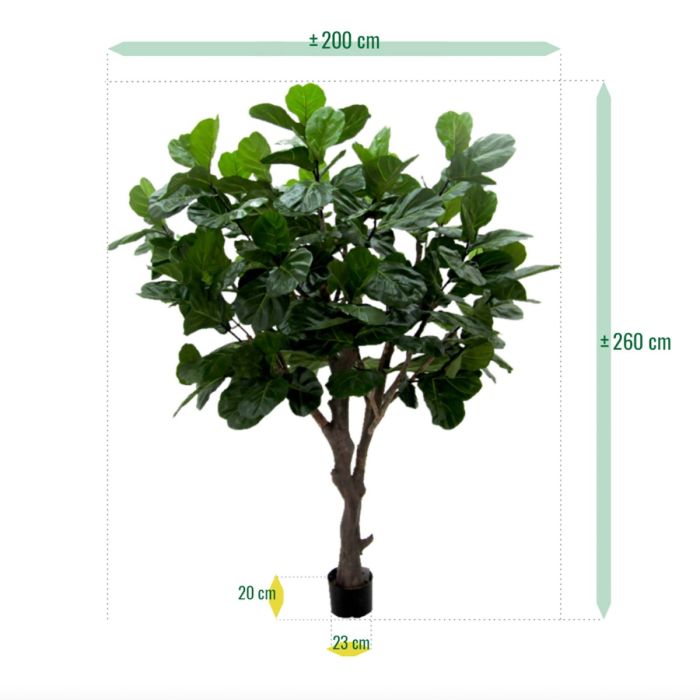 Lyrata Giant deluxe kunstboom 260cm - afbeelding 8