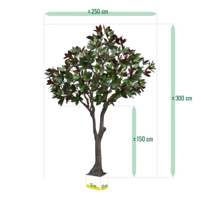 Magnolia kunstboom 300cm - NOVA LIGNUM