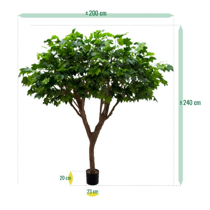Maple deluxe kunstboom 240cm - FR - brandvertragend - afbeelding 8